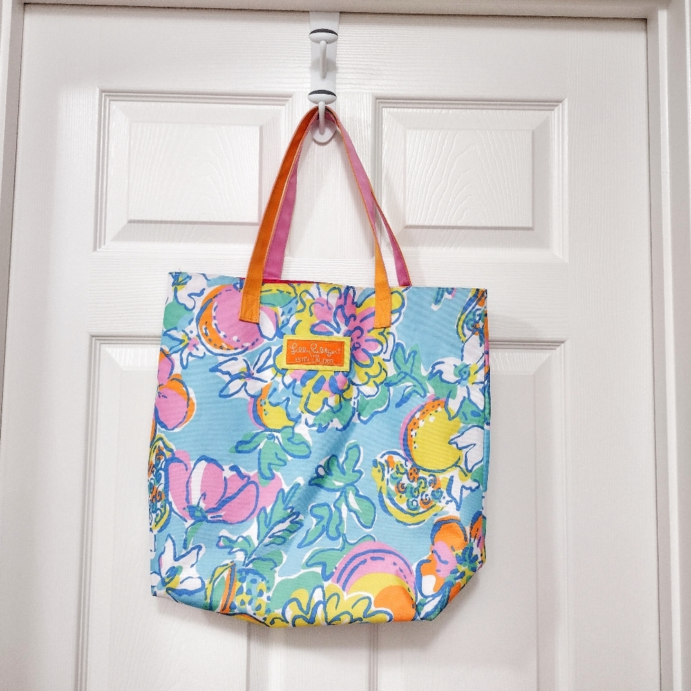 Lily Pulitzer Estee Lauder Tote
